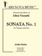 Sonata #1 for Trumpet cover